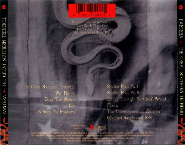 Pantera - The Great Southern Trendkill (CD, Album)