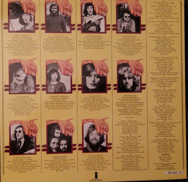 The Bunch (3) - Rock On (LP, Album)