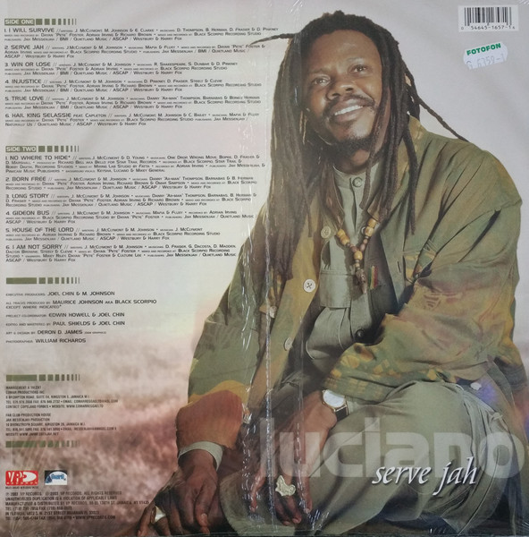Luciano (2) - Serve Jah (LP, Album)