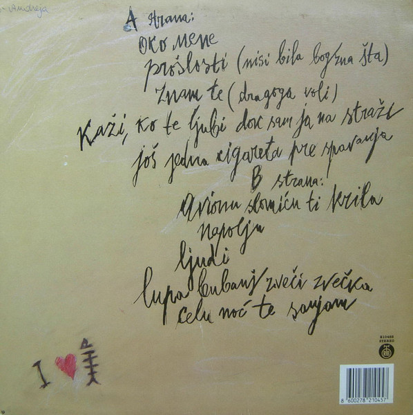 Riblja ÄŒorba - PriÄa O Ljubavi ObiÄno Ugnjavi (LP, Album)