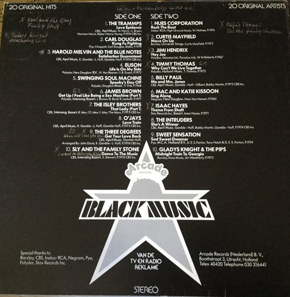 Various - Black Music (LP, Comp)