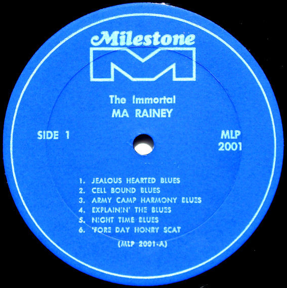 Ma Rainey - The Immortal Ma Rainey (LP, Comp, RE)