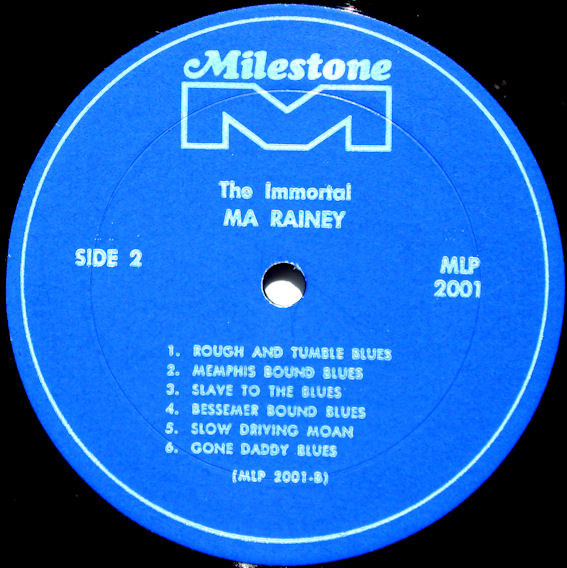Ma Rainey - The Immortal Ma Rainey (LP, Comp, RE)