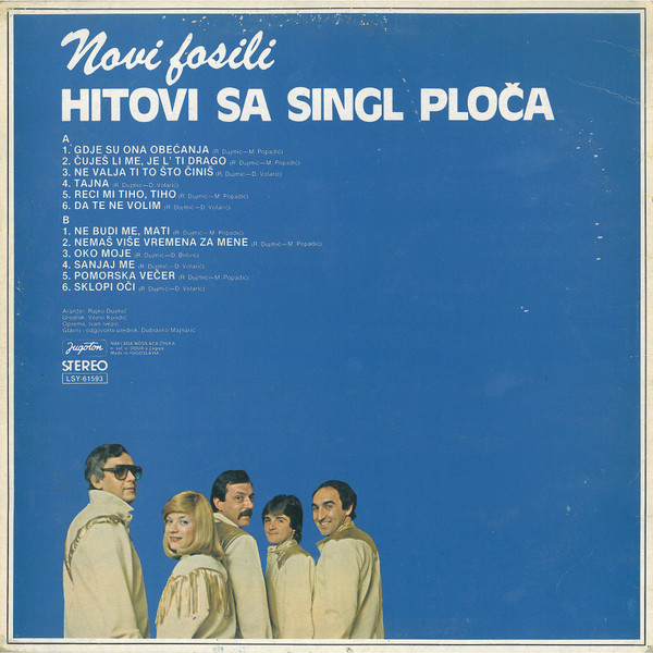 Novi Fosili - Hitovi Sa Singl Ploča (LP, Comp, RP)