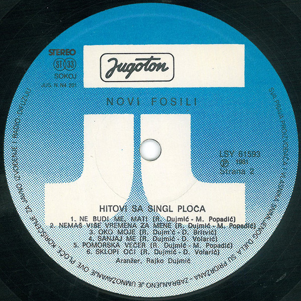 Novi Fosili - Hitovi Sa Singl Ploča (LP, Comp, RP)