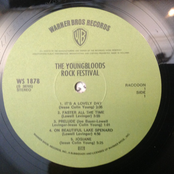 The Youngbloods - Rock Festival (LP, Album)
