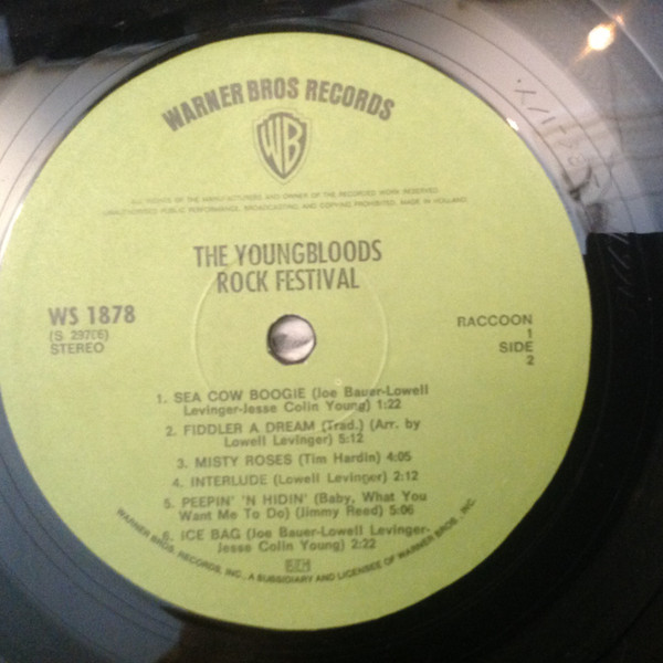 The Youngbloods - Rock Festival (LP, Album)