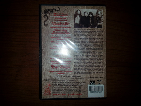 The Pat Travers Band* - Boom Boom Live The Diamond 1990  (DVD, PAL)