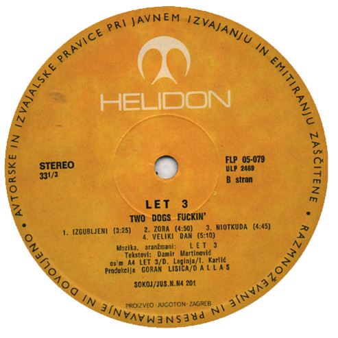 Let 3 - Two Dogs Fuckin' (LP, Album)