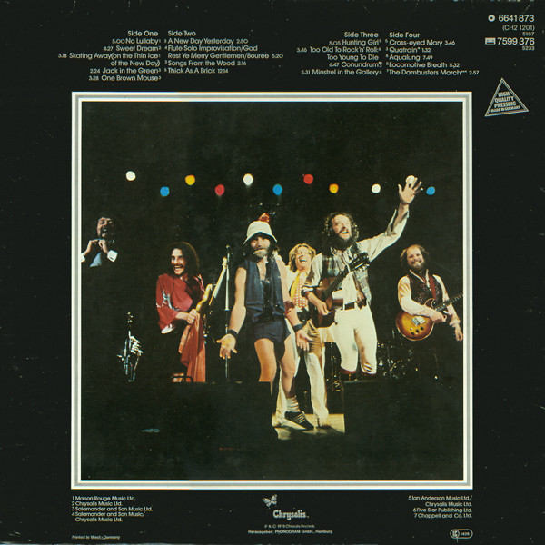 Jethro Tull - Live (Bursting Out) (2xLP, Album, Gat)
