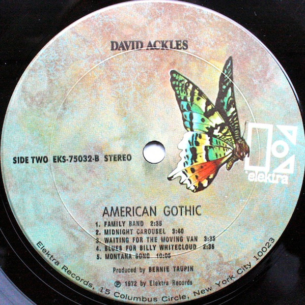 David Ackles - American Gothic (LP, Album, San)