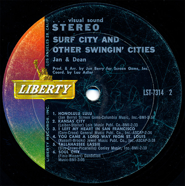 Jan & Dean - Surf City And Other Swingin' Cities (LP, Album)