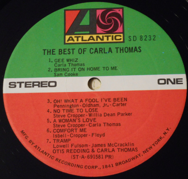 Carla Thomas - The Best Of Carla Thomas (LP, Comp, PR)