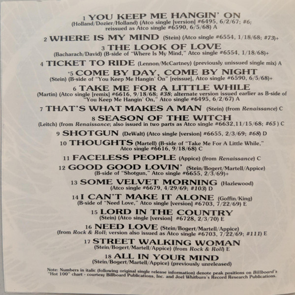 Vanilla Fudge - Psychedelic Sundae (The Best Of) (CD, Comp, RM)