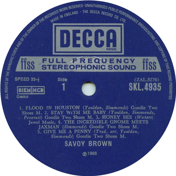 Savoy Brown - Getting To The Point (LP, Album, RP, Box)