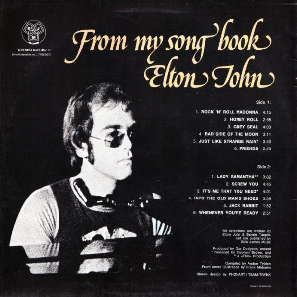 Elton John - From My Song Book (LP, Comp)