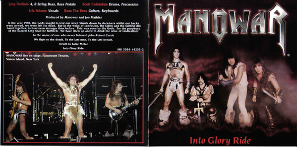 Manowar - Into Glory Ride (CD, Album, RE, RM, Sil)