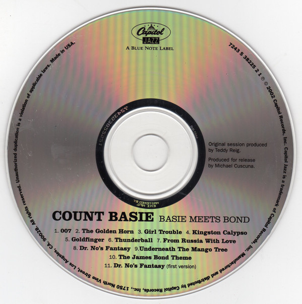 Count Basie And His Orchestra* - Basie Meets Bond (CD, Album, Club, RE)