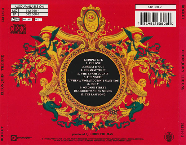 Elton John - The One (CD, Album)
