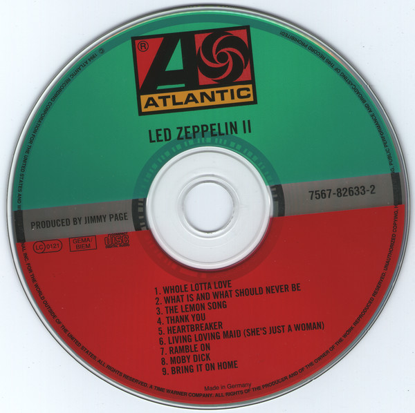 Led Zeppelin - Led Zeppelin II (CD, Album, RE, RM)