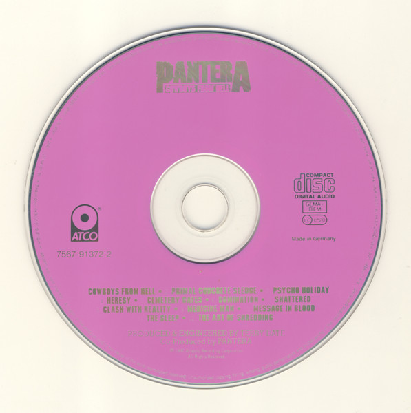Pantera - Cowboys From Hell (CD, Album, RE, RP)