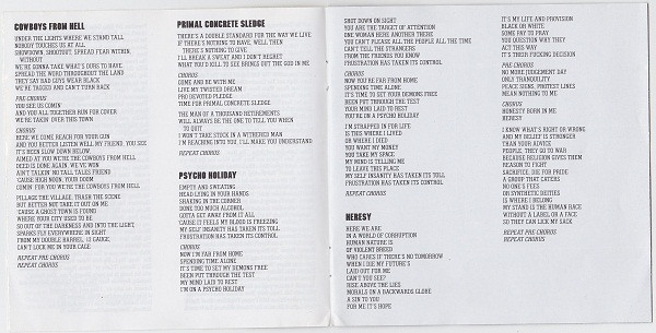 Pantera - Cowboys From Hell (CD, Album, RE, RP)
