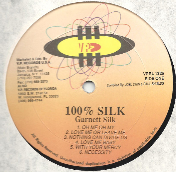 Garnett Silk - 100% Silk (LP, Comp)