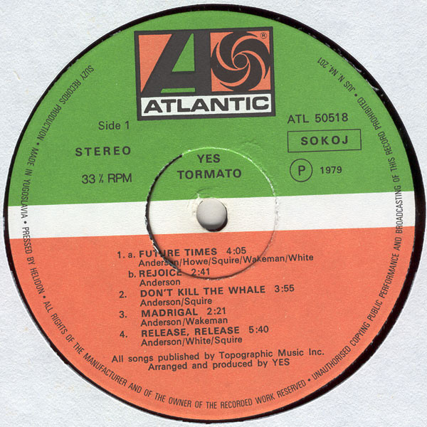 Yes - Tormato (LP, Album)