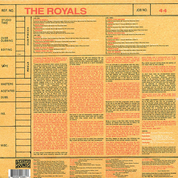 The Royals - Dubbing With The Royals (2xLP, Comp)