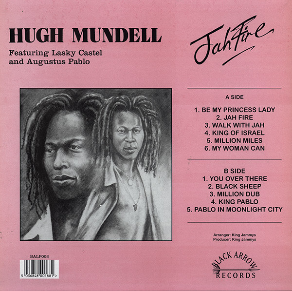 Hugh Mundell Featuring Lasky Castel* & Augustus Pablo - Jah Fire (LP, RE)