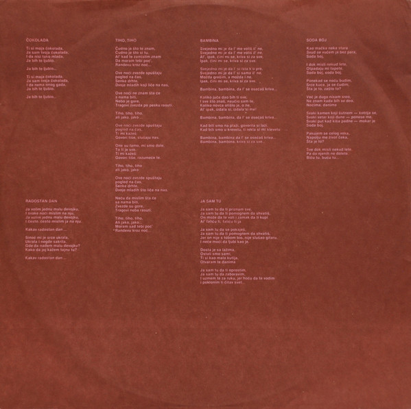 Idoli - ÄŒokolada (LP, Album)