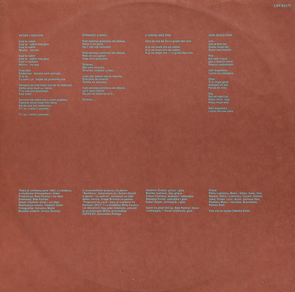 Idoli - ÄŒokolada (LP, Album)