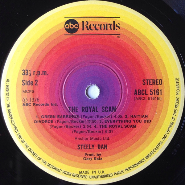 Steely Dan - The Royal Scam (LP, Album, RP)