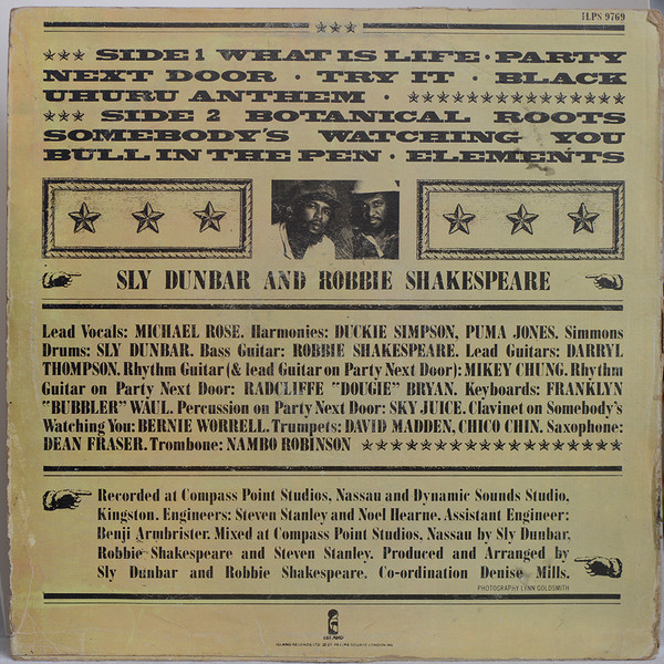 Black Uhuru - Anthem (LP, Album)