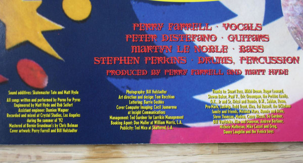 Porno For Pyros - Porno For Pyros (LP, Album)