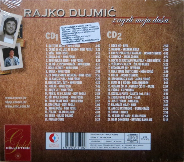 Rajko Dujmić - Zagrli Moju Dušu (2xCD, Comp)