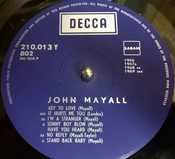 John Mayall - John Mayall (LP, Comp)