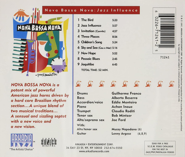 Nova Bossa Nova - Jazz Influence (CD, Album)