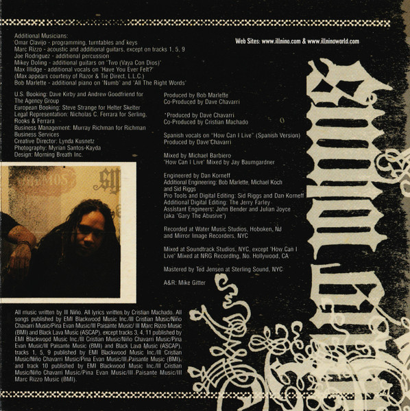 Ill NiÃ±o - Confession (CD, Album, Enh)