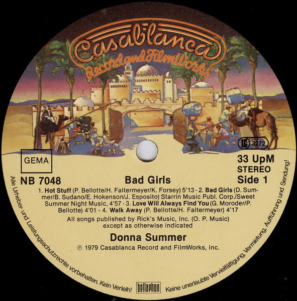 Donna Summer - Bad Girls (2xLP, Album, Gat)