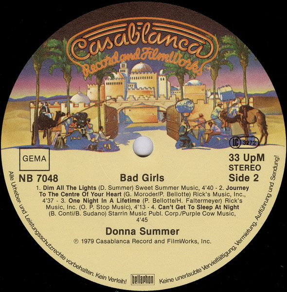 Donna Summer - Bad Girls (2xLP, Album, Gat)