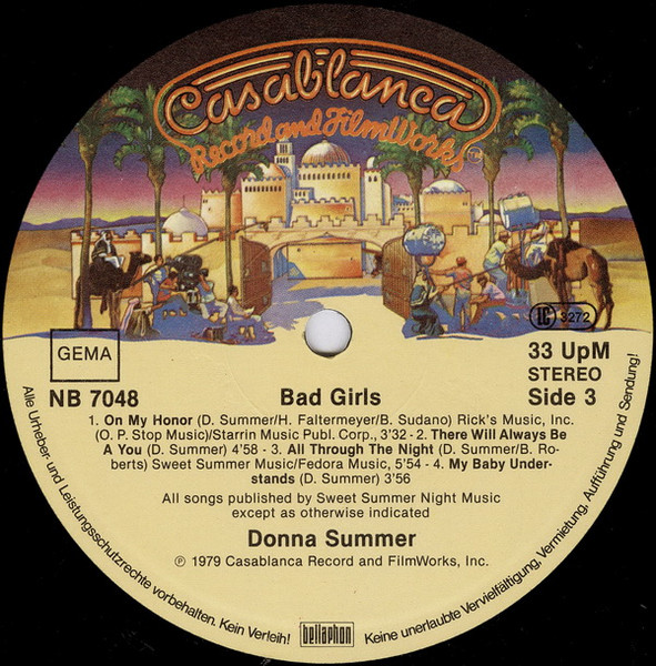 Donna Summer - Bad Girls (2xLP, Album, Gat)