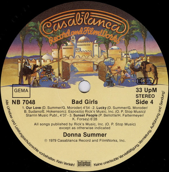 Donna Summer - Bad Girls (2xLP, Album, Gat)