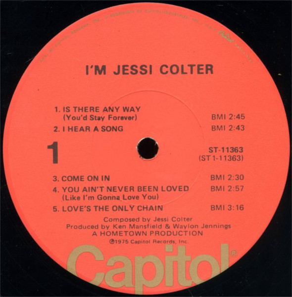 Jessi Colter - I'm Jessi Colter (LP, Album, Los)