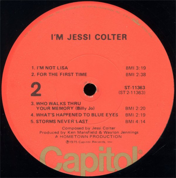 Jessi Colter - I'm Jessi Colter (LP, Album, Los)