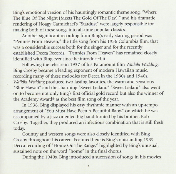 Bing Crosby - The Definitive Collection (CD, Comp)